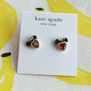 Kate Spade Disney Minnie Mouse Earrings - Gold & Red